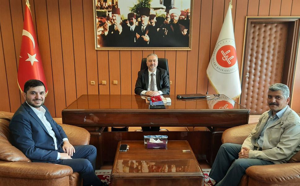 Çorum İHH'dan İl Müftüsü Şahin Yıldırım'a ziyaret