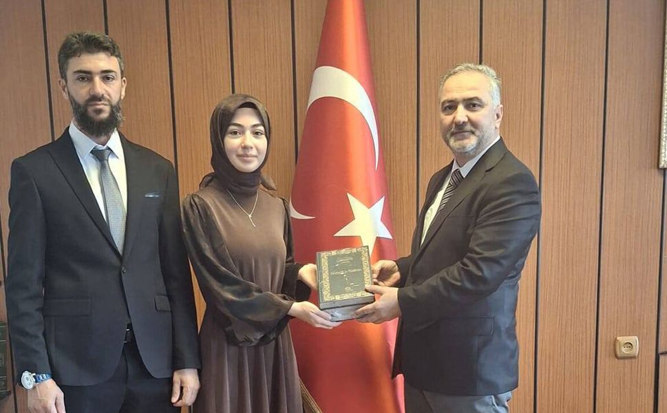 Yağmur Elif Saraç'tan İl Müftüsü Şahin Yıldırım'a ziyaret