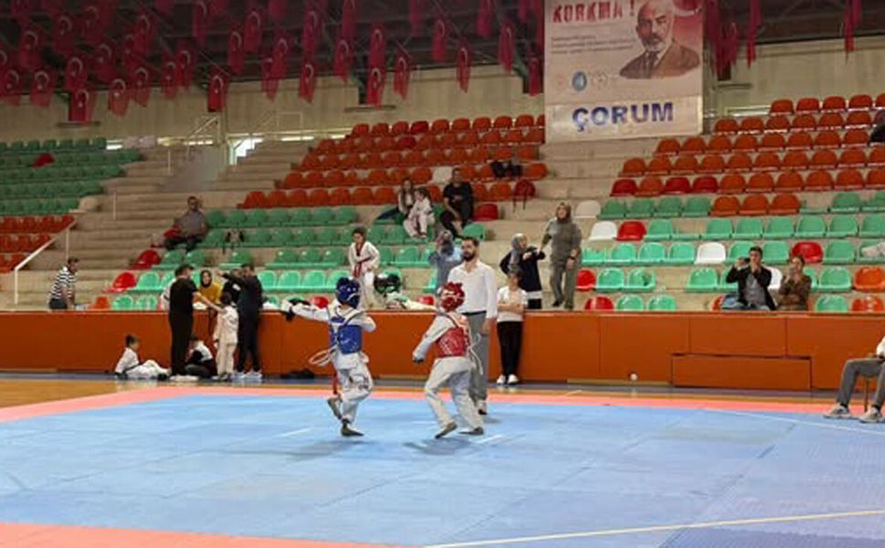 Taekwondo İl Birinciliği müsabakalarında heyecan başladı