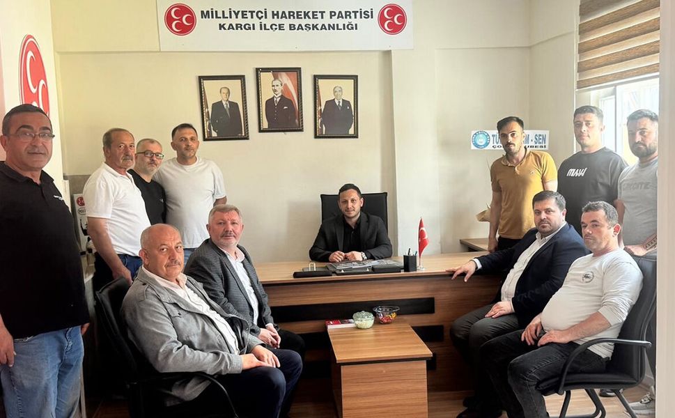 MHP'li başkanlardan Kargı'ya ziyaret