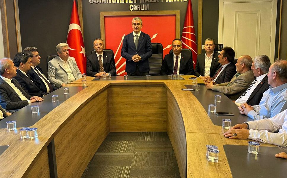 CHP'liler Çorum'da bir araya geldi