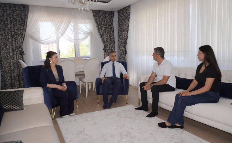 Kaymakam Furkan Duman’dan geçmiş olsun ziyareti