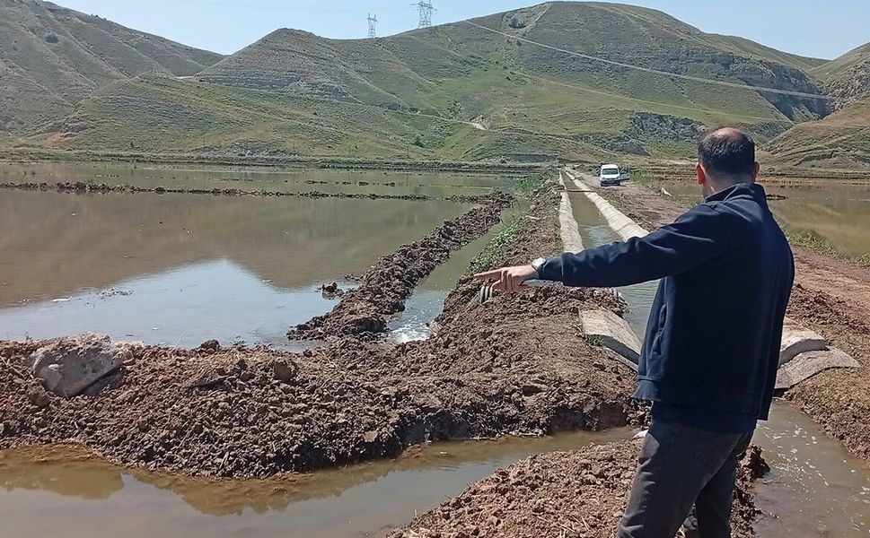 Taşkının vurduğu bölgede inceleme: Hasar tespiti sürüyor
