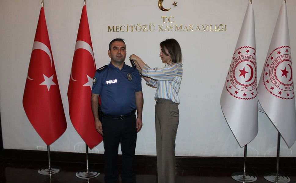 Komiser Sinan Döner Başkomiserliğe terfi etti