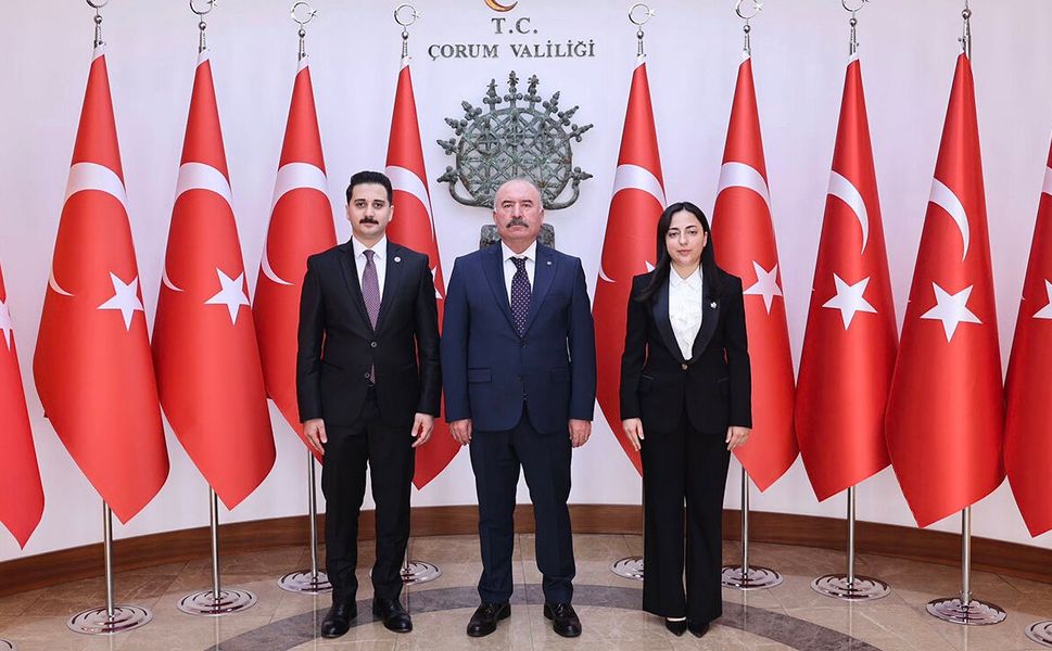 Boğazkale ve Ortaköy Kaymakamlarından veda ziyareti