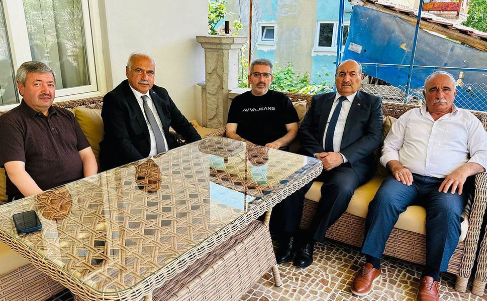Laçin Belediye Başkanı Toydemir’e taziye ziyareti