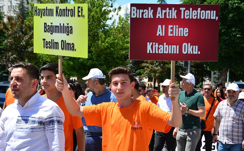 Çorum’da bağımlılığa karşı farkındalık yürüyüşü