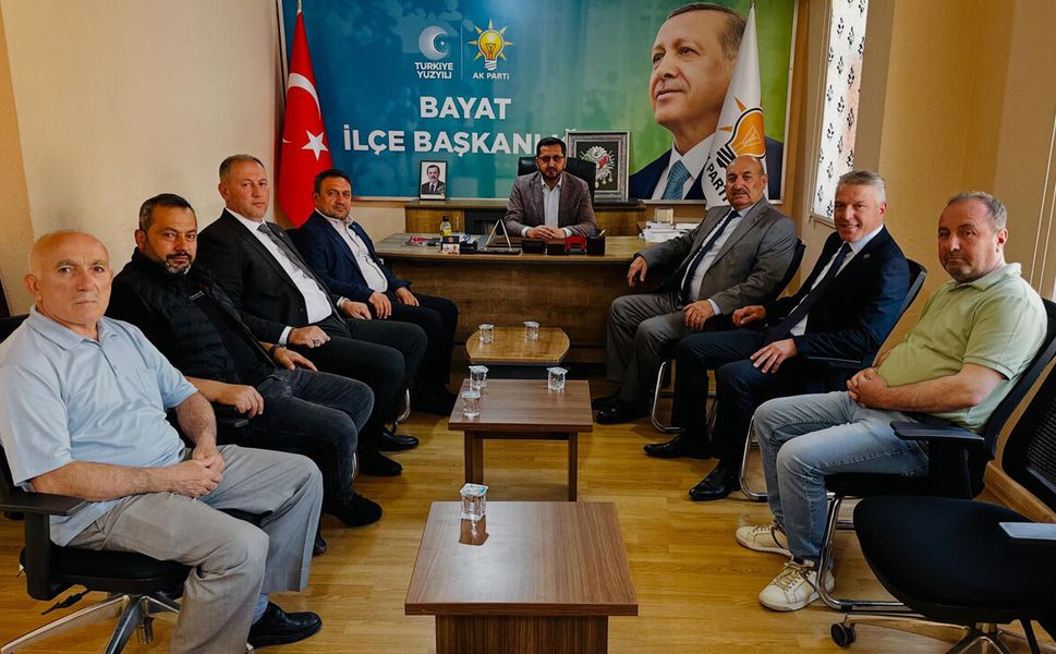 Duran Bıyık’tan Bayat teşkilatına ziyaret