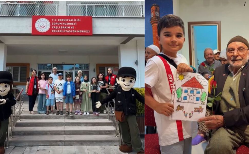 Çorum Belediyesi’nden Huzurevine Babalar Günü ziyareti