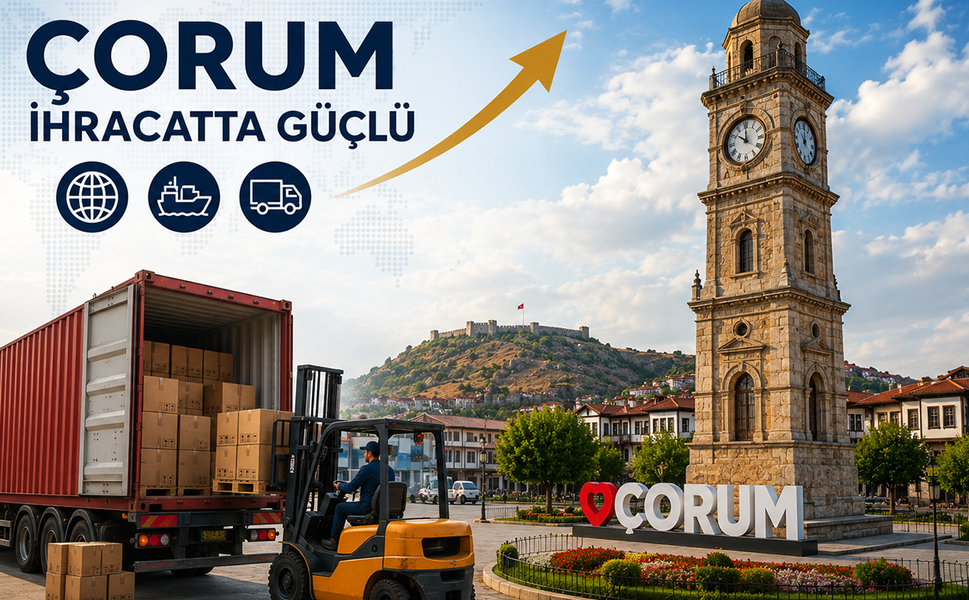 Çorum'dan 436 Milyon Dolarlık ihracat: Bölgenin birincisi oldu