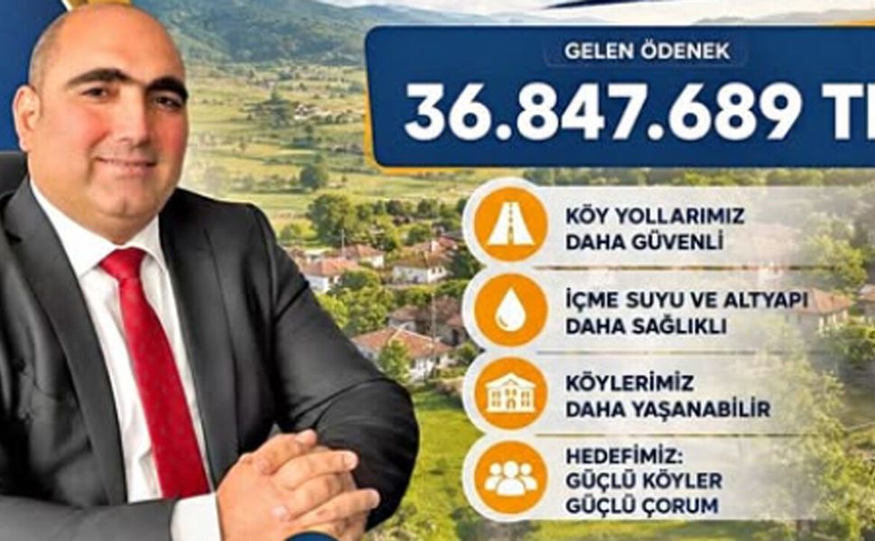 36 Milyon liralık KÖYDES ödeneği tahsis edildi