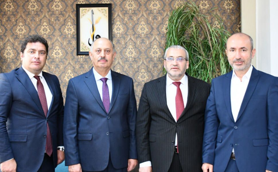 Prof. Dr. Ertuğrul Yaman'dan Cemil Çağlar'a ziyaret