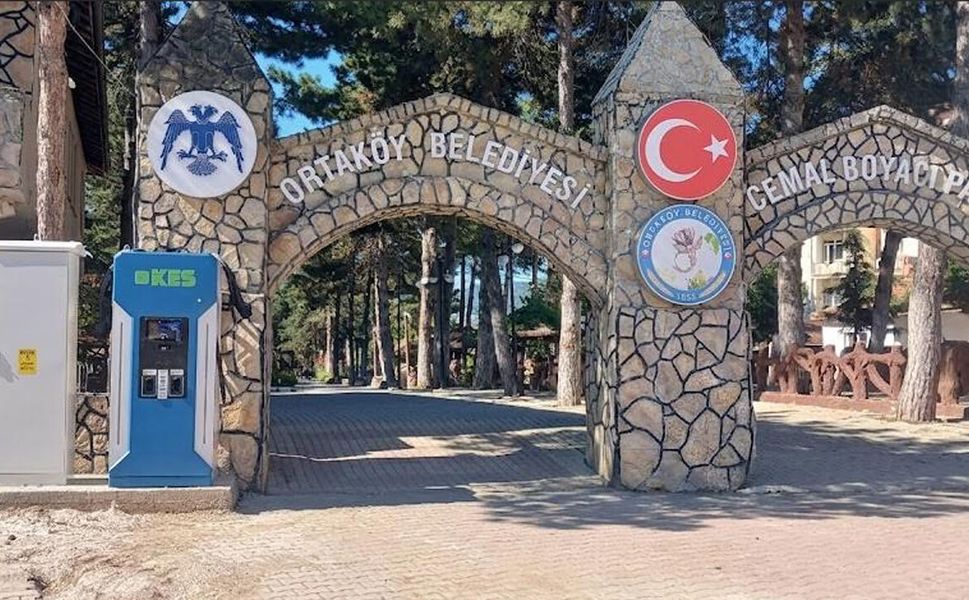 Ortaköy’de İlk Elektrikli Araç Şarj İstasyonu Kuruldu