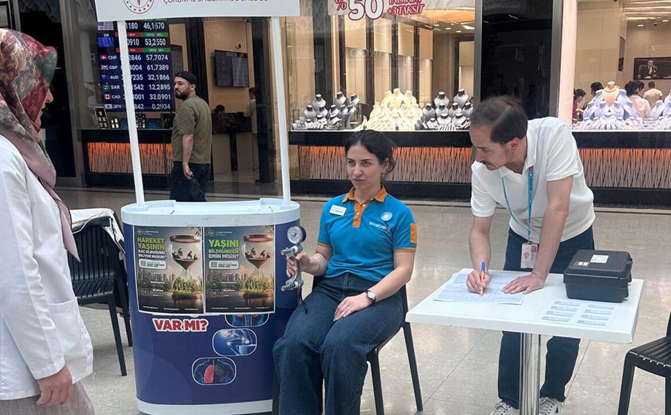 Sağlıklı yaşam ve fiziksel aktivite farkındalık etkinliği düzenlendi