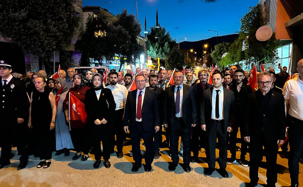 Kargı’da milli birlik yürüyüşü düzenlendi