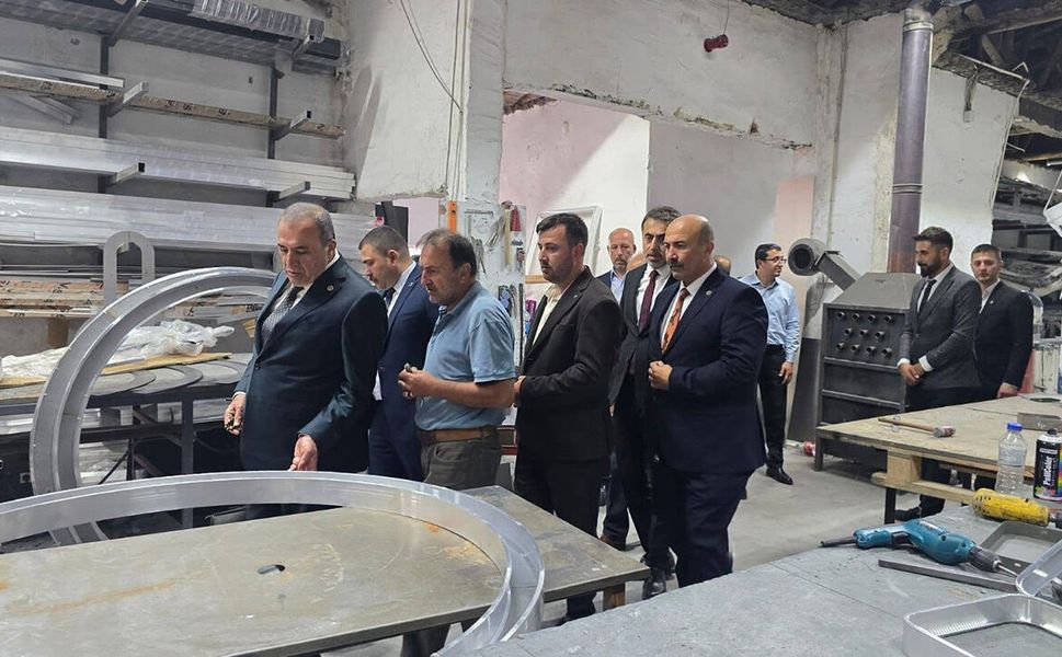 MHP heyetinden İskilip’te üretime başlayan tesise ziyaret