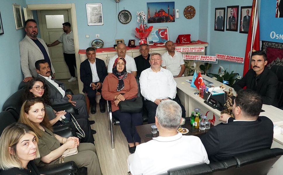 Başkan Gelgör’den İlçe Başkanı Başkaya’ya hayırlı olsun ziyareti