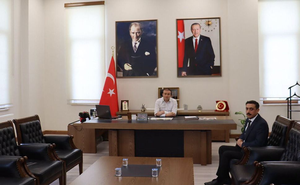 Vergi Dairesi Müdürü Sulu’dan Kaymakam Dinçer’e nezaket ziyareti