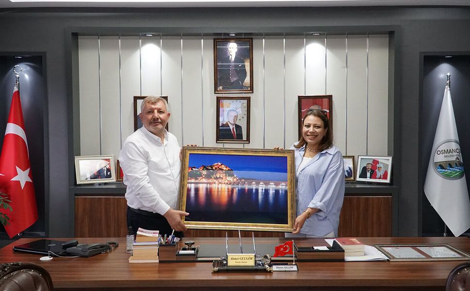 Tayini çıkan Sağlık Müdüründen Başkan Gelgör’e veda ziyareti