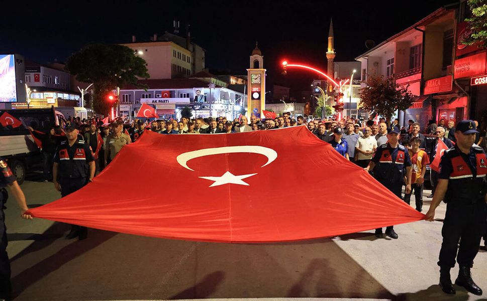 Alaca’da 15 Temmuz’da tek yürek oldu