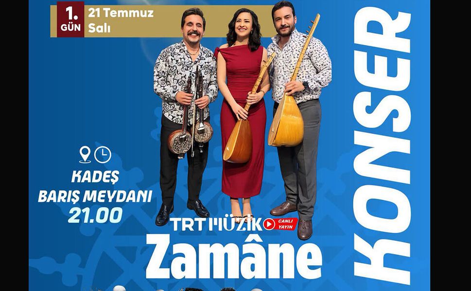 TRT Müzik’in “Zamane” programı Çorum’dan canlı yayınlanacak
