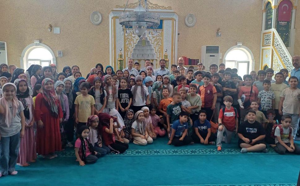 Müftü Koçak, yaz Kur’an kursu öğrencileriyle buluştu