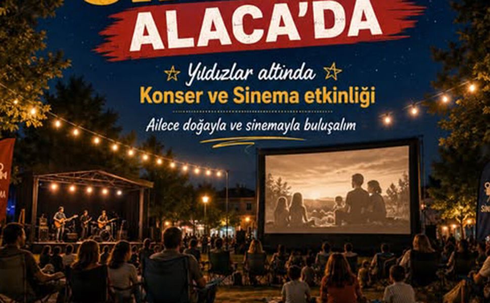 Gezen Sinema Alaca’da vatandaşlarla buluşacak
