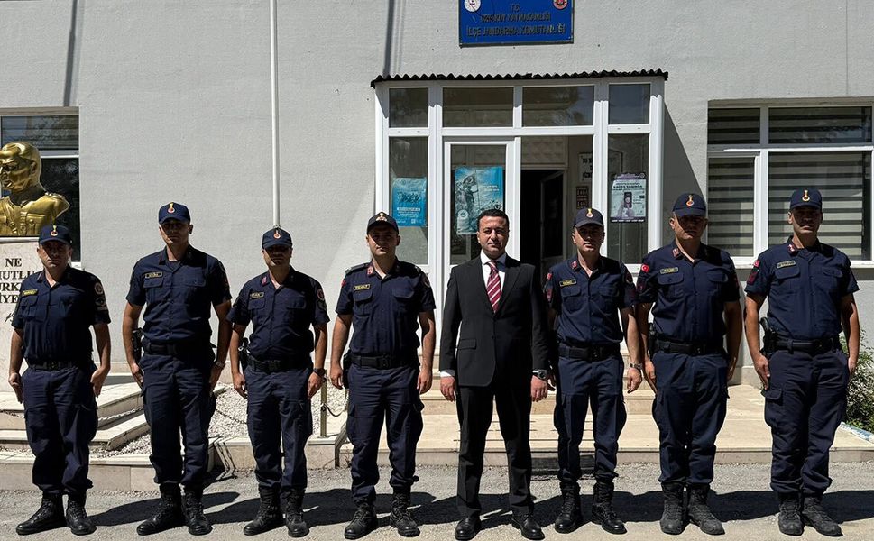 Kaymakam Şimşek’ten jandarma ve emniyete ziyaret