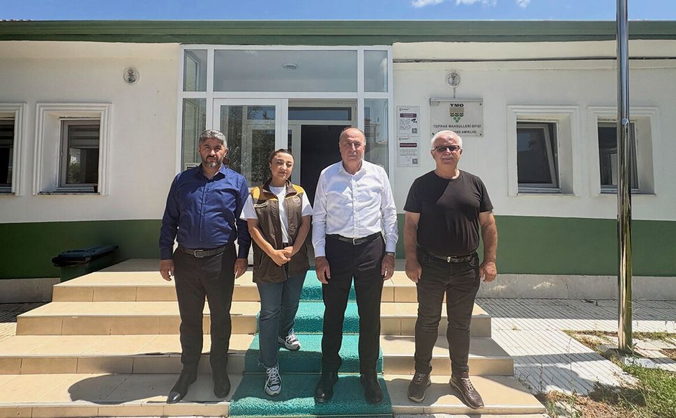 Başkan Arslan’dan TMO’ya ziyaret, üreticilerin talepleri değerlendirildi