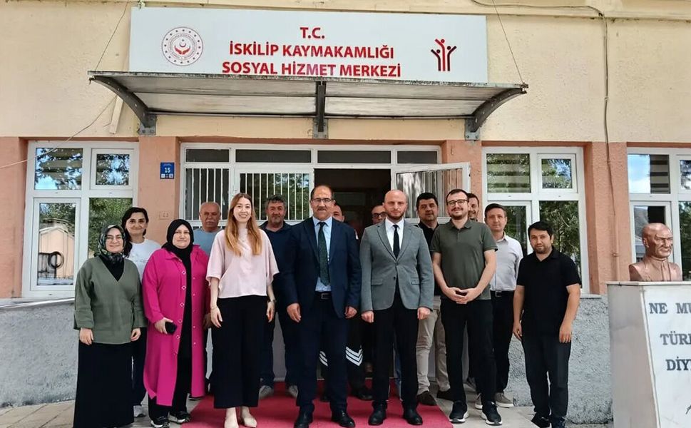 İskilip Sosyal Hizmet Merkezi’nde çalışmalar değerlendirildi