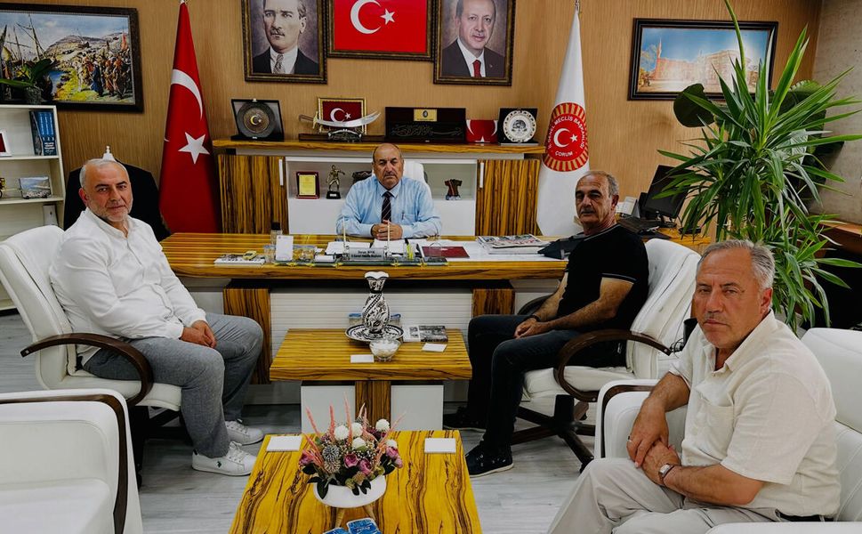Kızkaraca Köyü heyetinden Başkan Bıyık’a ziyaret