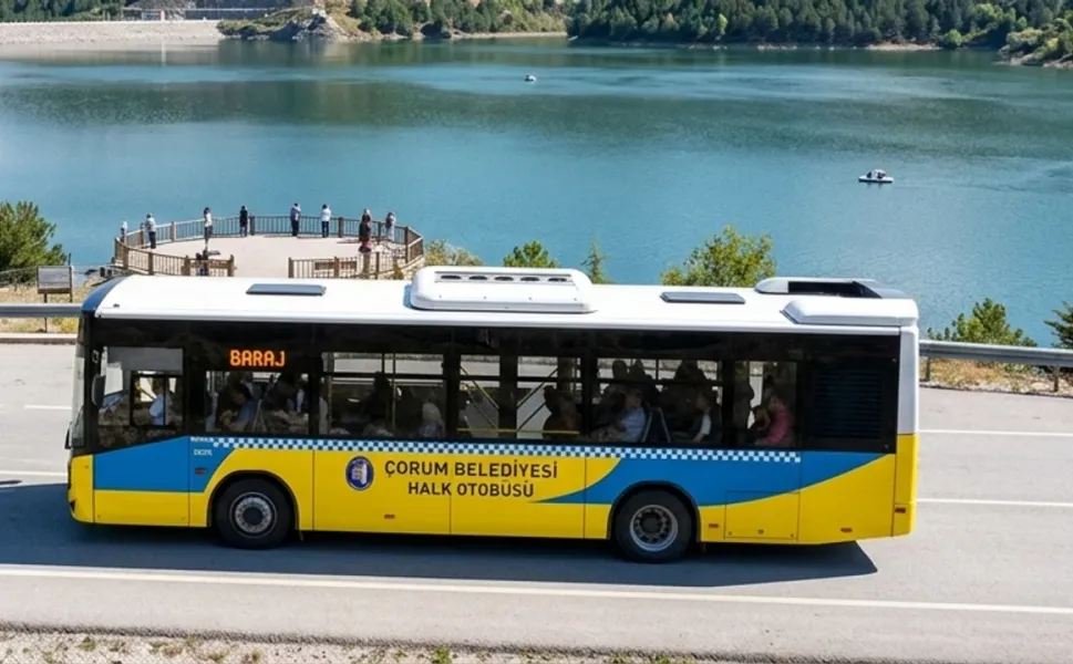 Çorum Barajı’na hafta sonu otobüs seferleri başladı
