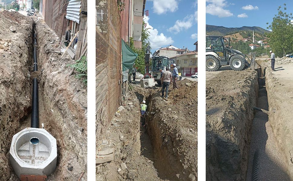 Yeni Mahalle’de altyapı çalışmaları devam ediyor