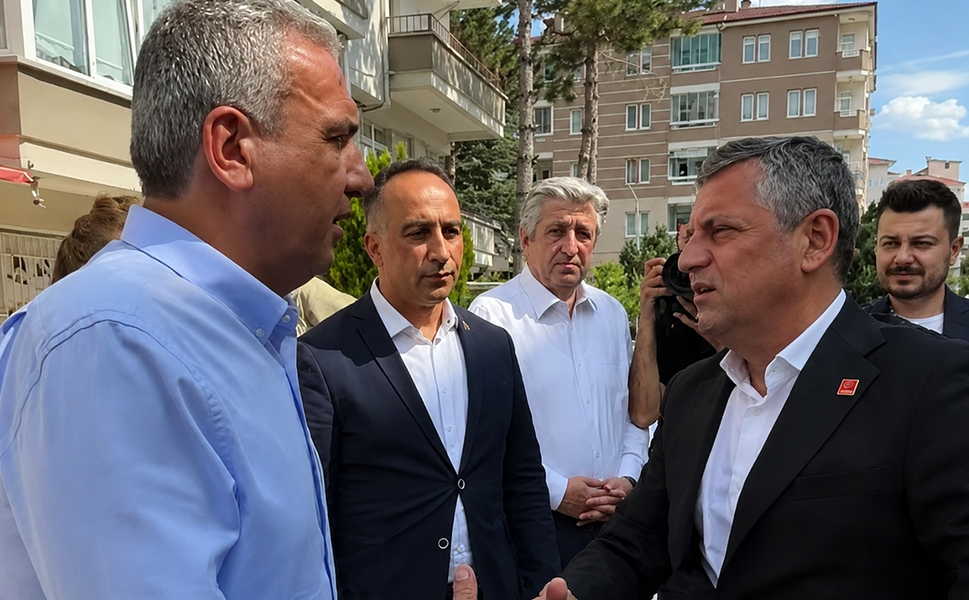 Özgür Özel, Çorum’da Tufan Köse’ye taziye ziyaretinde bulundu