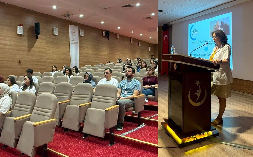 Hastanede viral hepatit farkındalık eğitimi düzenlendi