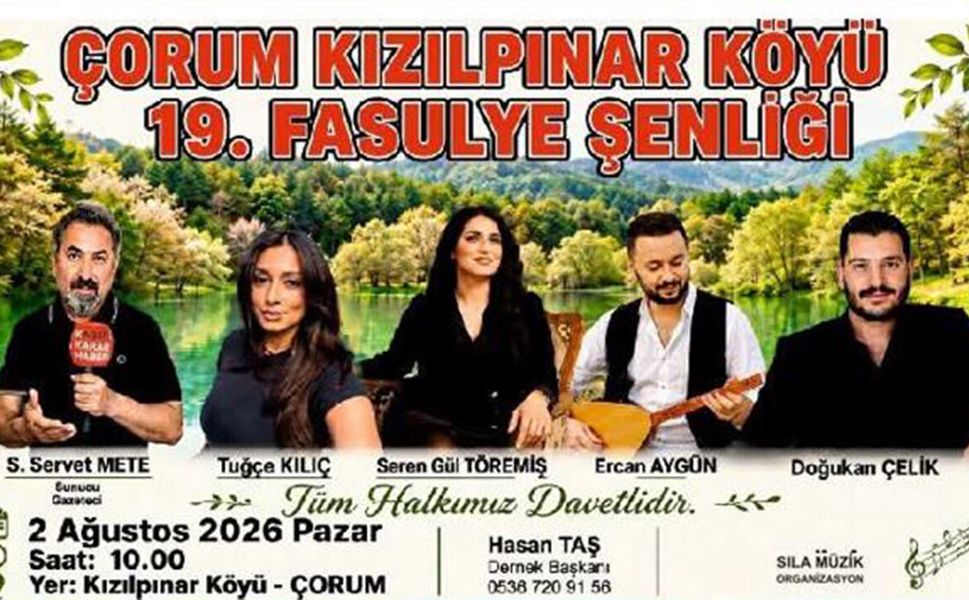 Kızılpınar Köyü’nde 19. Fasulye Şenliği düzenlenecek