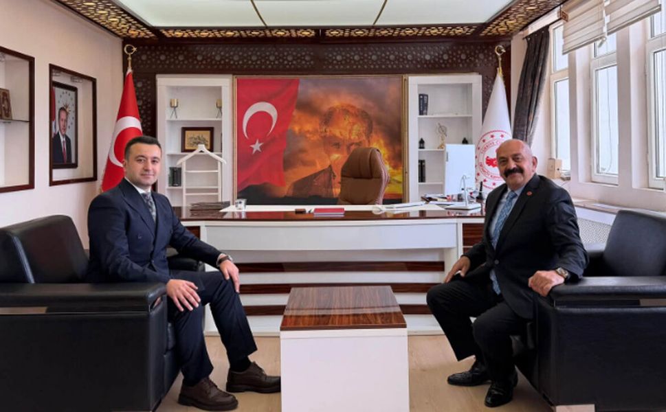 Başkan Taner İsbir’den Kaymakam Fatih Şimşek’e hayırlı olsun ziyareti