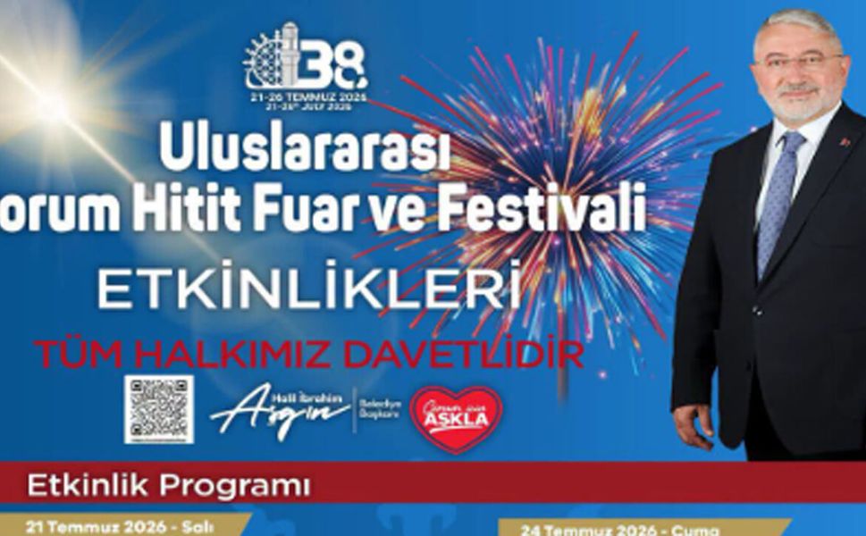 Çorum’da festival heyecanı başlıyor