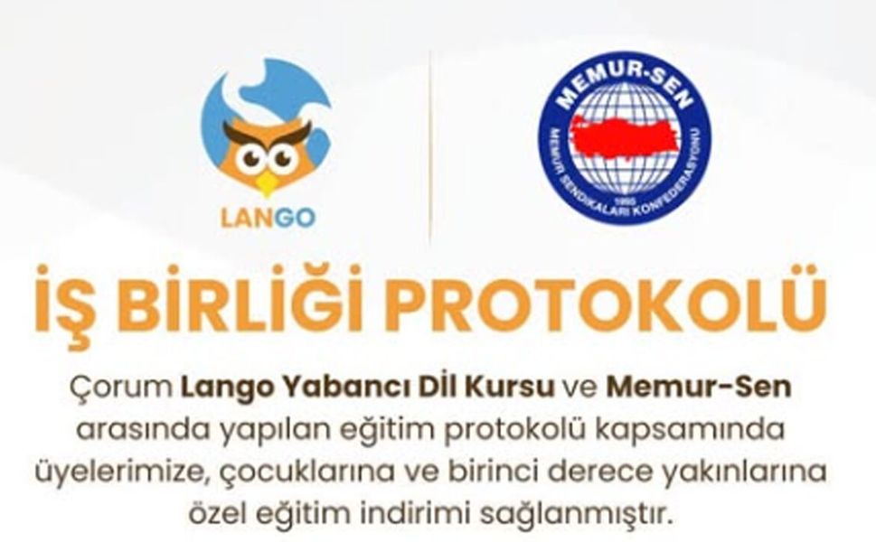 Memur-Sen üyelerine yabancı dil kursunda yüzde 25 indirim