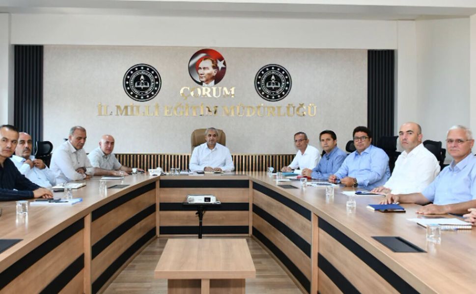 Çorum’da eğitim çalışmaları koordinasyon toplantısında değerlendirildi
