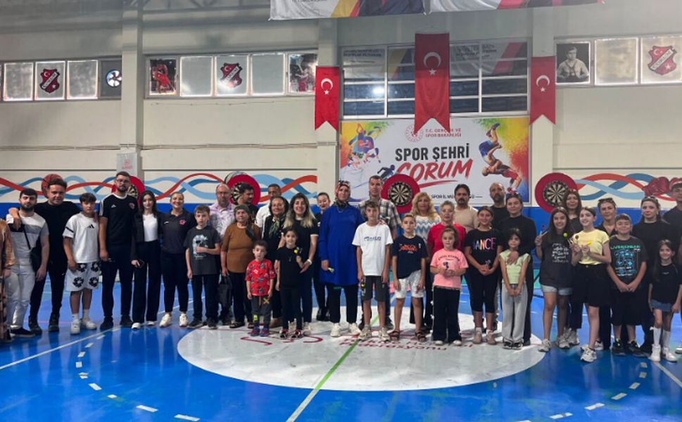 Çorum’da 15 Temmuz anısına dart turnuvası düzenlendi
