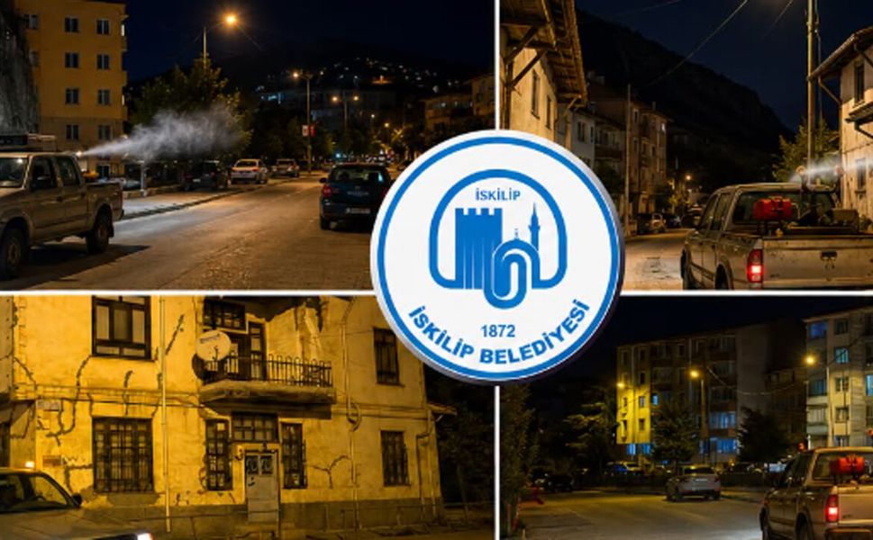İskilip’te kene ve haşerelere karşı ilaçlama çalışmaları sürüyor