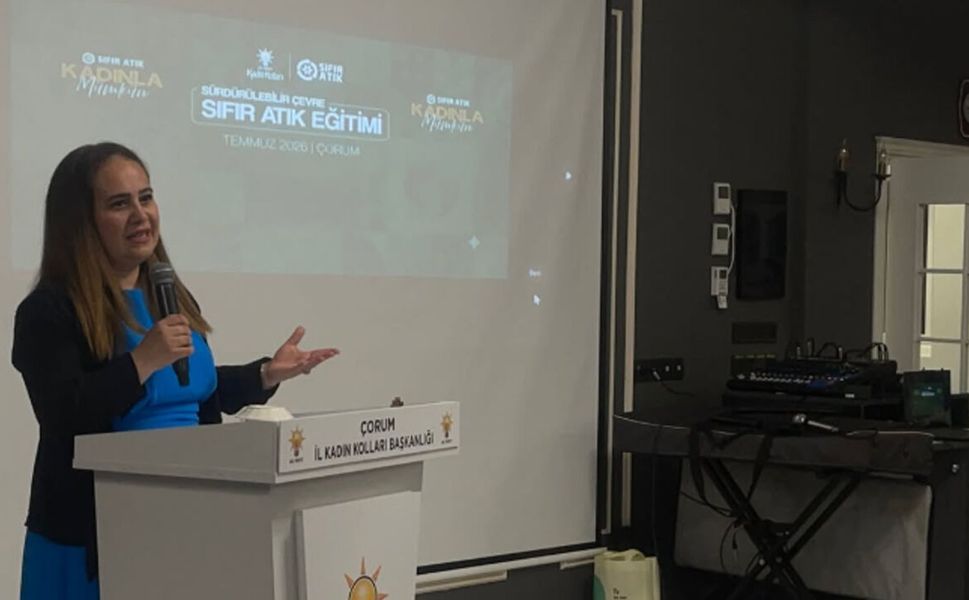 AK Parti Kadın Kolları’ndan sıfır atık eğitimi