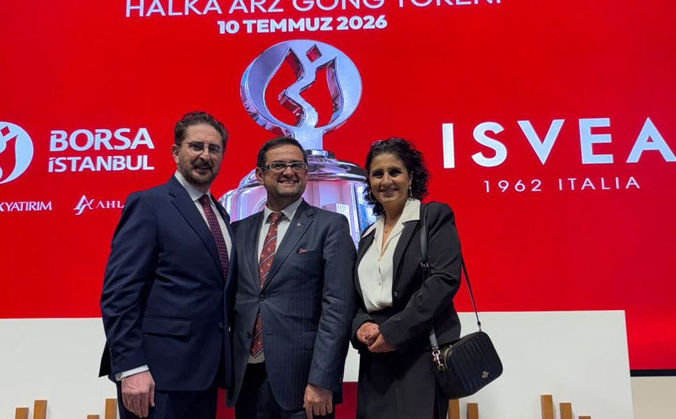 Erkan Dalyan, İSVEA’nın Halka Arz Gong törenine katıldı