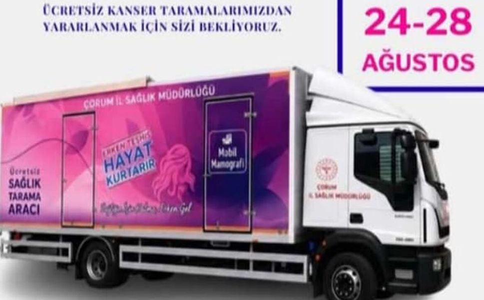 Kanser tarama aracı Kargı’da hizmet verecek