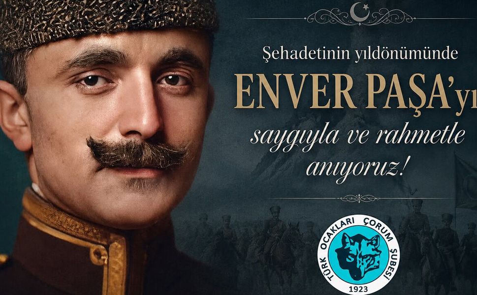 Enver Paşa şehadetinin 104. yılında anıldı