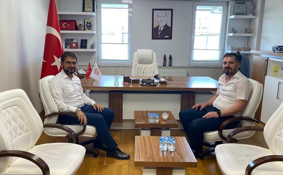 Müftü Koçak’tan Arif Cantürk’e umre ziyareti