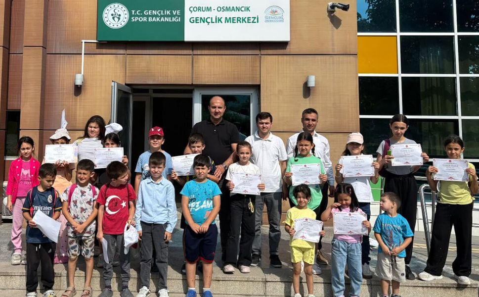 Osmancık Gençlik Merkezi’nde Yaz Kur’an Kursu tamamlandı