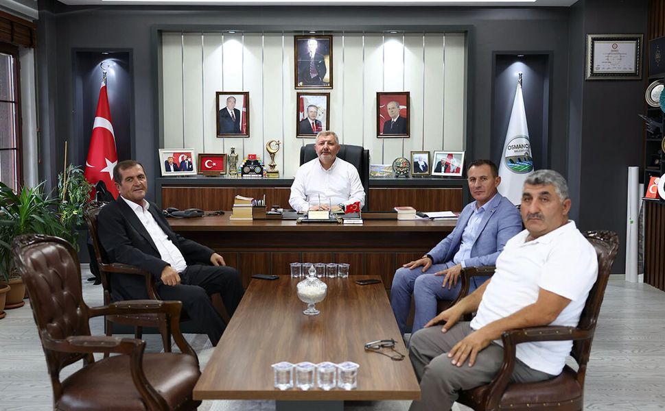 Başkan Gelgör’e tarım sektörünün önemli isimlerinden ziyaret