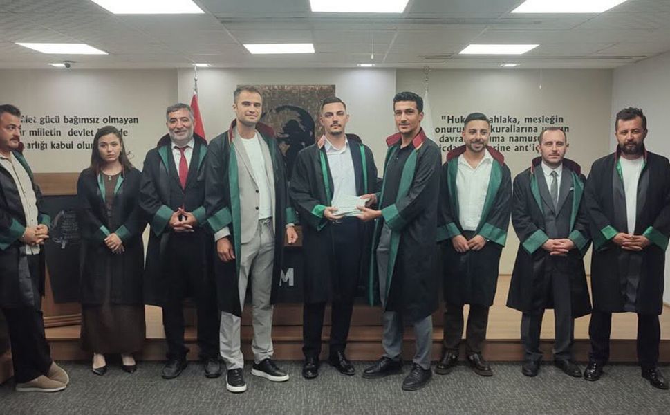 Avukat Emirhan Erdem için yemin ve ruhsat töreni